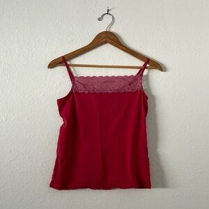 Red J. Jill Camisole Undershirt